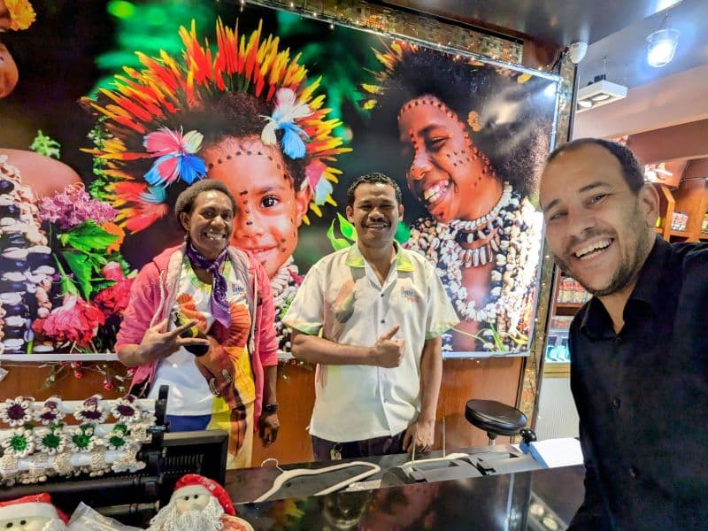 So cool to see the little girl friend from Buna Village, Tufi in Oro is now featured at the POM International airport!